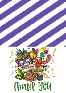 Mardi Gras Sub Celebration Thank You: Mardi Gras Sub Celebration