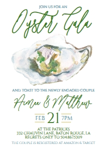 Oyster Gala Party design preview