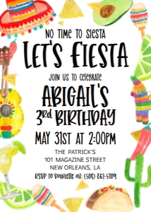 Birthday Fiesta Border V2 design preview