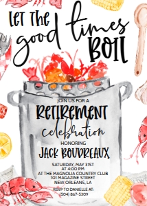Crawfish Let the Good Times Boil Retirement: Crawfish Let the Good Times Boil Retirement