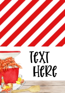 Crawfish Boil Let the Good Times Food Tent: Crawfish Boil Let the Good Times