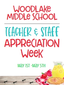 School Teacher Appreciation Week Picnic 18x24 Sign: School Teacher Appreciation Week Picnic