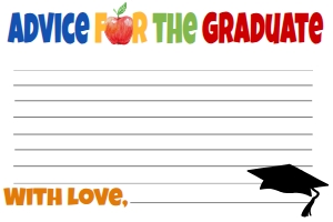 Graduation Preschool Supplies Advice Card: Graduation Preschool Supplies