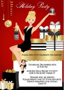 Elegant Christmas Party Invitations: elegant christmas party invitations