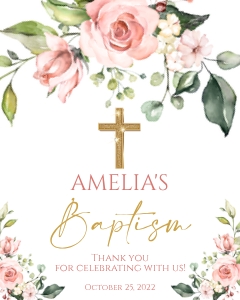 Blush cross Wine Labels design preview