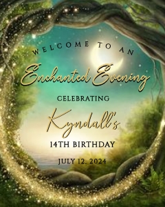 Enchanted Forest Welcome Sign design preview
