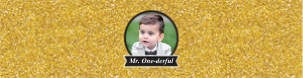 Mr. ONEderful Water Labels 2 (MR1016B): Mr. ONEderful Water Labels (MR1016B)