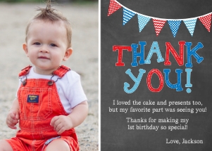 Chalkboard Thank You Card (CB1014RW): Chalkboard Thank You Card (CB1014RW)