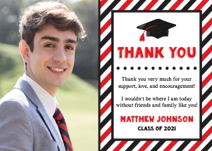 Graduation Thank You Card (GR1614RW): Graduation Thank You Card (GR1614RW)