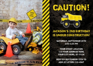 Construction Invitation (CO1008CW) design preview