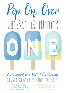 Popsicle Invitation (PP1008BN): Popsicle Invitation (PP1008BN)