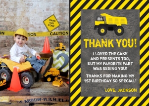 Construction Thank You Card (CO1014GW): Construction Thank You Card (CO1014GW)