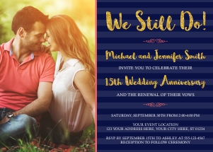 Vow Renewal Invitation (WD2008NW) design preview