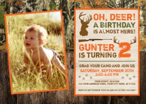 Deer Hunting Invitation (DE1008WW): Deer Hunting Invitation (DE1008WW)