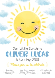 Sunshine Invitation (SU1008BN) design preview