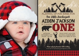 Lumberjack Invitation (LJ1008RW): Lumberjack Invitation (LJ1008RW)