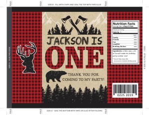 Lumberjack Chip Bag (LJ1023R): Lumberjack Chip Bag (LJ1023R)