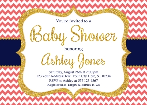 Elegant Baby Shower Invitation (ET0408NL): Elegant Baby Shower Invitation (ET0408NL)