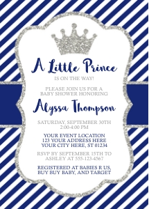 Prince Invitation (PE0408RS) design preview