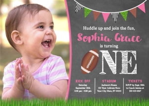 Football Invitation (FO1008P): Football Invitation (FO1008P)