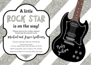Rock Star Invitation (RO0408S) design preview