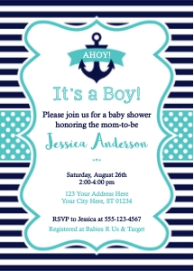 Nautical Invitation (NA0408TN) design preview