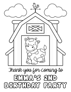 Cow Coloring Page (CW1003P) design preview