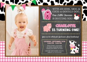 Farm Invitation (FA1008PW) design preview
