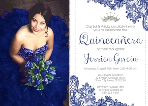 Quinceanera Invitation (QU1008RW2): Quinceanera Invitation (QU1008RW2)