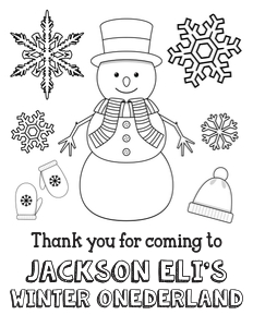 Winter Coloring Page (WI1003S) design preview