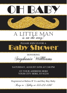 Mustache Invitation (MU0408BN): Mustache Invitation (MU0408BN)