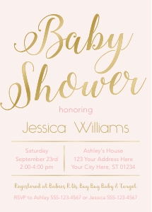 Pink and Gold Baby Shower (PI0408M): Pink and Gold Baby Shower (PI0408M)