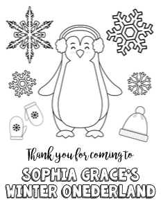 Penguin Coloring Page (WI1003P): Penguin Coloring Page (WI1003P)