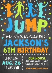 Jump Invitation (JU1008CB) design preview
