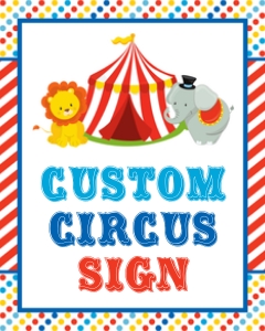 Circus Sign (CI1010CV) design preview