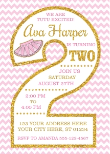 Tutu Invitation (TU1008PN): Tutu Invitation (TU1008PN)