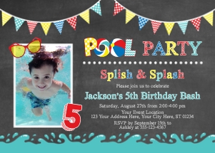 Pool Party Invitation (PO1008CW): Pool Party Invitation (PO1008CW)
