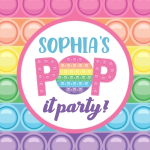 Pop It Cupcake Toppers (PT1004P) design preview