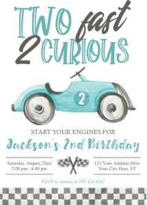 Two Fast 2 Curious Invitation (TS1008VA): Two Fast 2 Curious Invitation (TS1008VA)