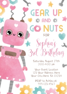 Robot Invitation (RB1008GN): Robot Invitation (RB1008GN)