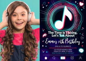 Music App Invitation (TI1008MW) design preview