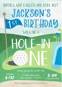 Golf Invitation (GO1008BN2) design preview