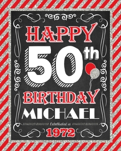 Happy Birthday Sign (RE1010H) design preview