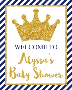 Prince Party Sign (PE0410RW): Prince Party Sign (PE0410RW)