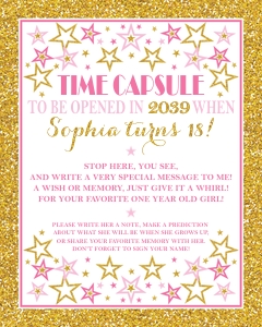 Twinkle Twinkle Little Star Party Sign (TW1010BT): Twinkle Twinkle Little Star Party Sign (TW1010BT)