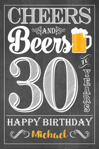 Cheers and Beers 24x36 Poster (CH1011C3): Cheers and Beers Poster (CH1011C3)