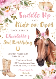 Horse Invitation (HS1008BN): Horse Invitation (HS1008BN)
