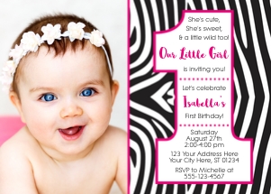 Zebra Invitation (ZE1008LW) design preview