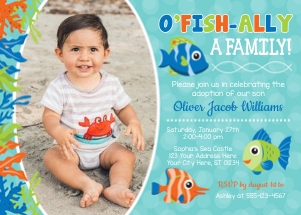 Under the Sea Invitation (US0108BW): Under the Sea Invitation (US0108BW)