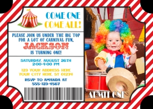 Circus Invitation (CI1008TW): Circus Invitation (CI1008TW)